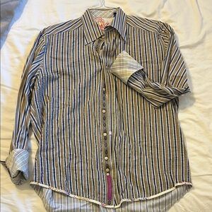 Robert Graham Multicolor Striped Button Down Shirt